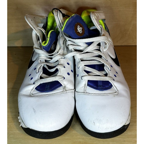 Men\'s NIKE Air Huarache 08 Ball Sprite White 2008 size 11.5 (318690-101) main image 6